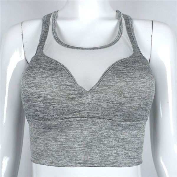 femmes soutien-gorge de sport yoga tops soutien-gorge de sport de remise en forme avec Pad femme Gym Running Tank Top