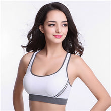 Sexy women fitness bra padded compression sport bra top Sportswear Quick dry elastic crop top sexy running top yoga bra ladies
