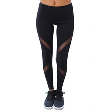CHRLEISURE Sexy Femmes Leggings Gothique Insérer Maille Conception Pantalon Pantalon Grande Taille Noir Capris Sportswear Nouveau Fitness Leggings