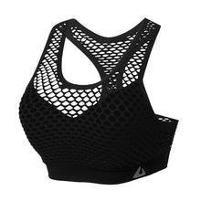 Mesh Fitness Yoga Push Up Soutien-gorge De Sport Pour Les Femmes Gym Courir Rembourré Débardeur Gilet Sous-Vêtements Antichoc Bretelles Sport Soutien-Gorge Haut