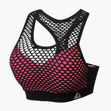 Mesh Fitness Yoga Push Up Soutien-gorge De Sport Pour Les Femmes Gym Courir Rembourré Débardeur Gilet Sous-Vêtements Antichoc Bretelles Sport Soutien-Gorge Haut