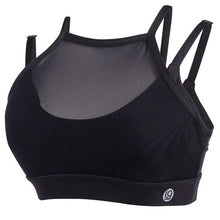 Ovesport Mesh Women Sport Bras Running Yoga Bra Padded Top Fitness Activewear For Women Workout Sports Bras Shockproof Vest