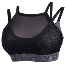 Ovesport Mesh Women Sport Bras Running Yoga Bra Padded Top Fitness Activewear For Women Workout Sports Bras Shockproof Vest
