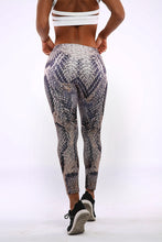 CHRLEISURE Impression Fitness Leggings Femmes Mode Polyester Cheville-Longueur Pantalon Peau De Serpent Pousser Gardez Mince Femmes Legging