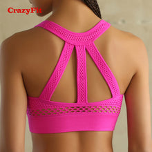 Push Up Sports Bra High Impact Running Padded Women Sexy Seamless Brassiere Sport Bra Top For Yoga Fitness Workout Active Wear