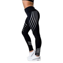 Vertvie Sport Leggings For Women Fitness Yoga Striped Pants Summer Slim High Waist Running Jogger Pants Elastic Gym Sport Leggin