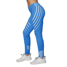 Vertvie Sport Leggings For Women Fitness Yoga Striped Pants Summer Slim High Waist Running Jogger Pants Elastic Gym Sport Leggin