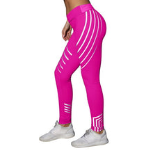 Vertvie Sport Leggings For Women Fitness Yoga Striped Pants Summer Slim High Waist Running Jogger Pants Elastic Gym Sport Leggin