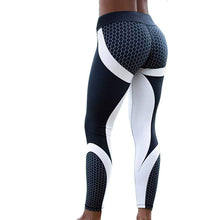 Hayoha Maillot Imprimé Leggings Fitness Leggings Pour Femmes Sport Leggins D'entraînement Sportif Élastique Mince Pantalon Noir Blanc