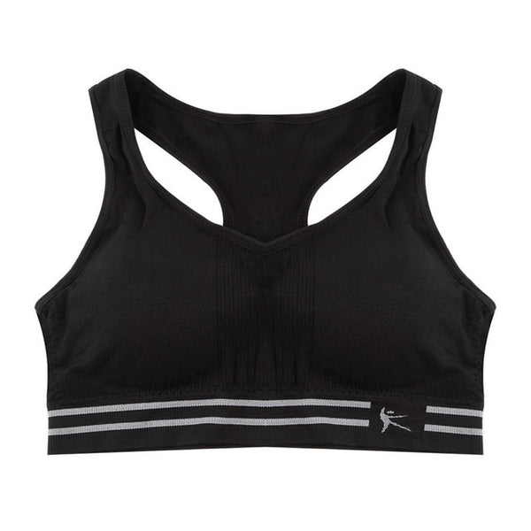 Absorber la sueur Séchage Rapide Femmes Soutien-Gorge Coton Rembourré Fitness Gym Exercice Courir Sport Soutien-Gorge Haut Plus La Taille Yoga Soutien-gorge 5 Couleurs