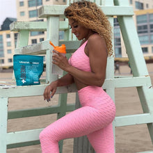 Ensemble 2 Pcs Legging et Brassière Fitness Push Up