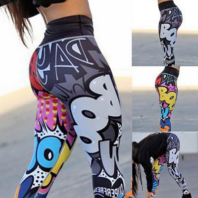 Legging Élastique Yoga & Fitness - 6 motifs