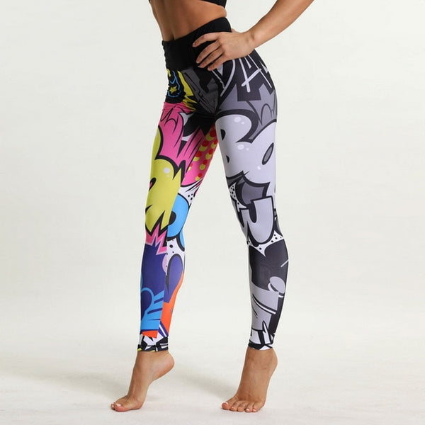 Legging Élastique Yoga & Fitness - 6 motifs