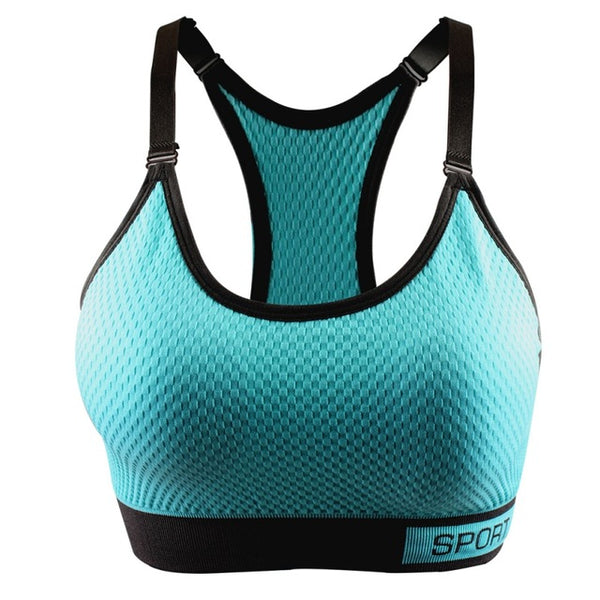 Balight Sexy Trous Respirants Femmes Sports Bras Tops Sous-Vêtements Gym Débardeurs Camis Sans Acier Fitness Bras
