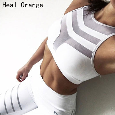2018 soutien-gorge de sport pour femme haut pour femme, débardeur, débardeur, débardeur, gilet de remise en forme, stretch, push-up, débardeurs en maille, débardeur, vêtements de travail